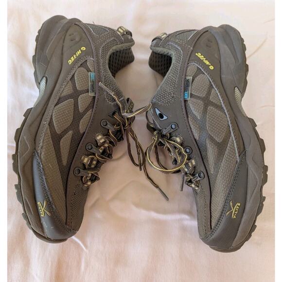 Women’s Hi-Tec V-Lite Lightning waterproof Hiking Shoe Boot Grey Brown Size 7 - Picture 5 of 8